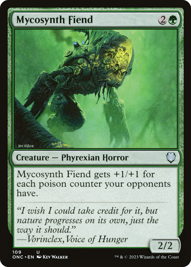 Mycosynth Fiend [Phyrexia: All Will Be One Commander] | Mindsight Gaming