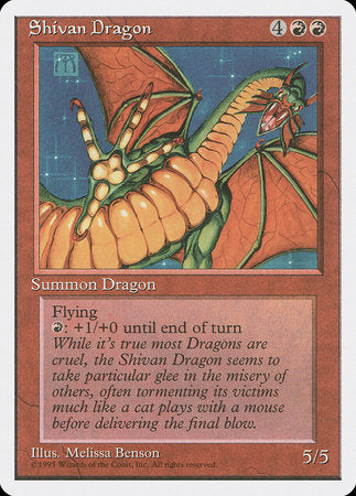 Shivan Dragon [Fourth Edition] | Mindsight Gaming