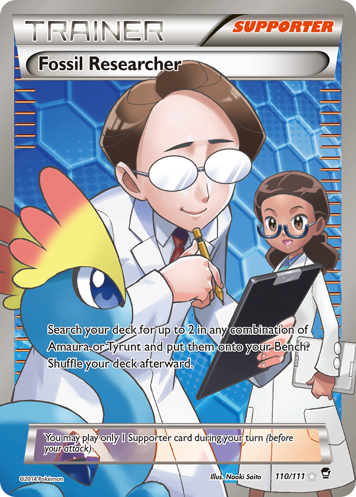 Fossil Researcher (110/111) [XY: Furious Fists] | Mindsight Gaming