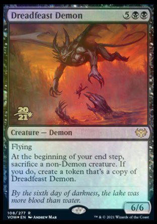 Dreadfeast Demon [Innistrad: Crimson Vow Prerelease Promos] | Mindsight Gaming