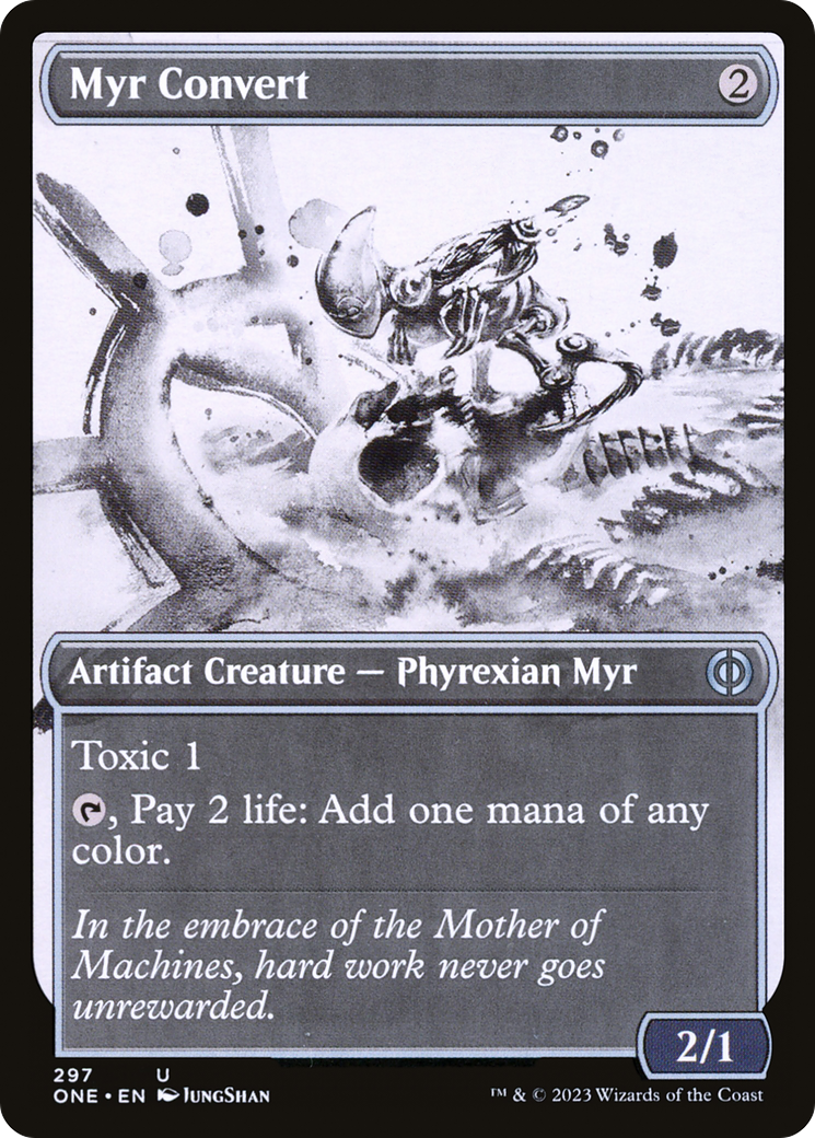 Myr Convert (Showcase Ichor) [Phyrexia: All Will Be One] | Mindsight Gaming