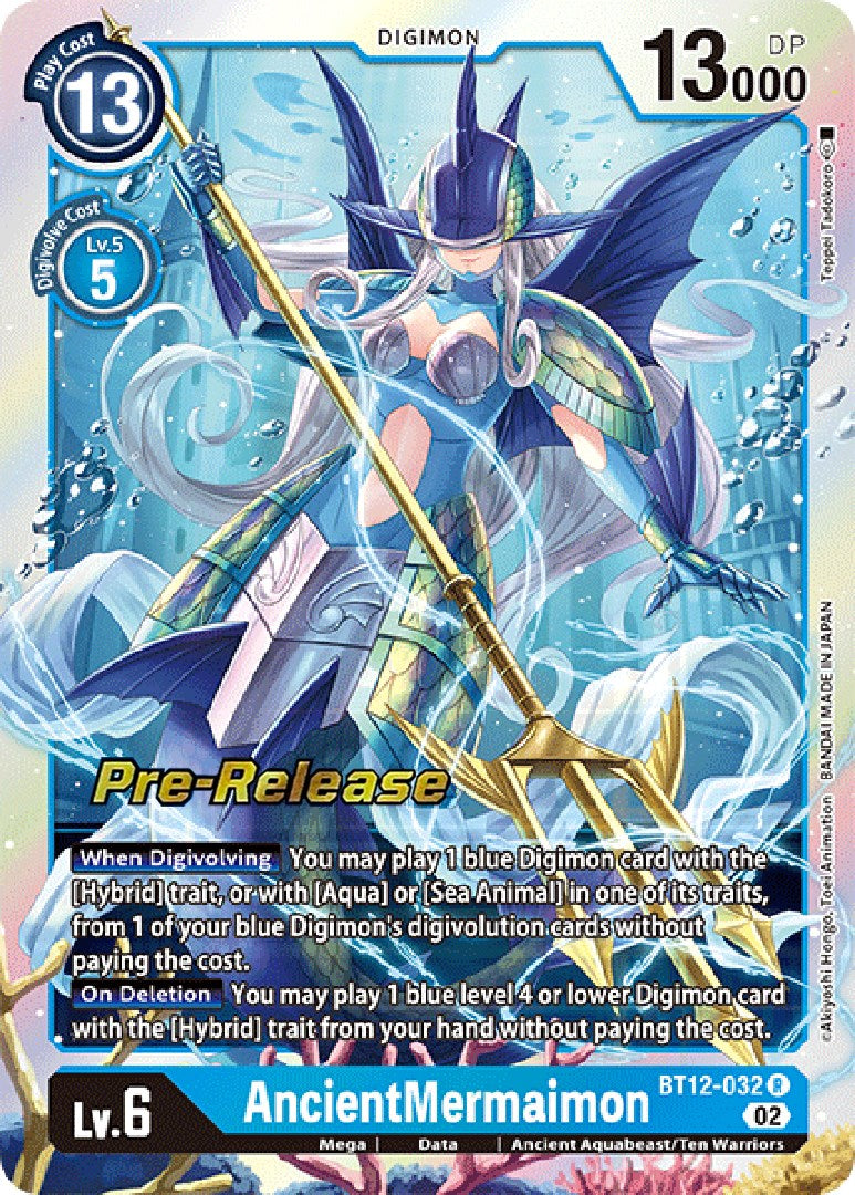 AncientMermaimon [BT12-032] [Across Time Pre-Release Cards] | Mindsight Gaming