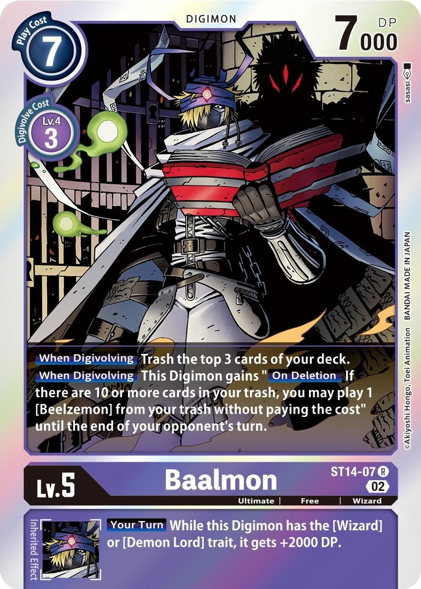 Baalmon [ST14-07] [Starter Deck: Beelzemon Advanced Deck Set] | Mindsight Gaming