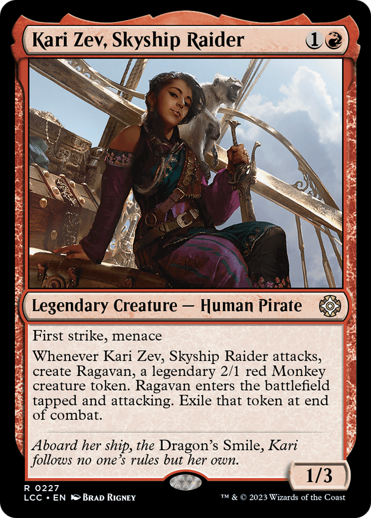 Kari Zev, Skyship Raider [The Lost Caverns of Ixalan Commander] | Mindsight Gaming