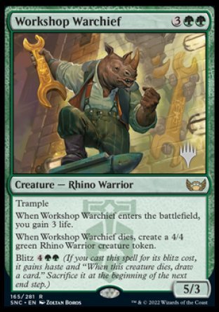 Workshop Warchief (Promo Pack) [Streets of New Capenna Promos] | Mindsight Gaming