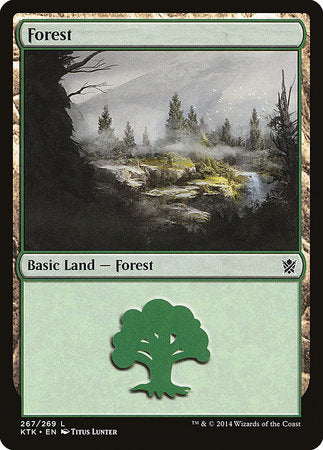 Forest (267) [Khans of Tarkir] | Mindsight Gaming