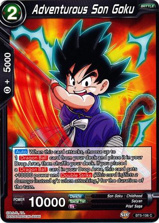 Adventurous Son Goku (BT5-106) [Miraculous Revival] | Mindsight Gaming