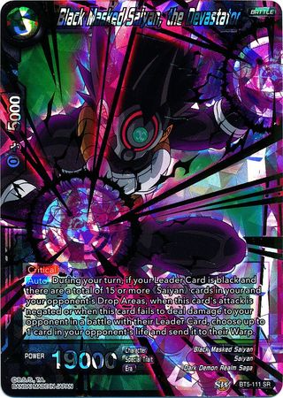 Black Masked Saiyan, the Devastator (BT5-111) [Miraculous Revival] | Mindsight Gaming