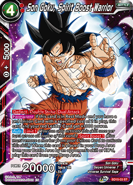 Son Goku, Spirit Boost Warrior (Starter Deck - Pride of the Saiyans) (SD15-03) [Cross Spirits] | Mindsight Gaming