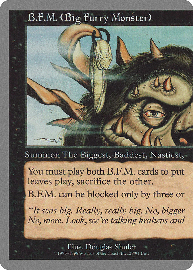 B.F.M. (Big Furry Monster) (28/94) [Unglued] | Mindsight Gaming