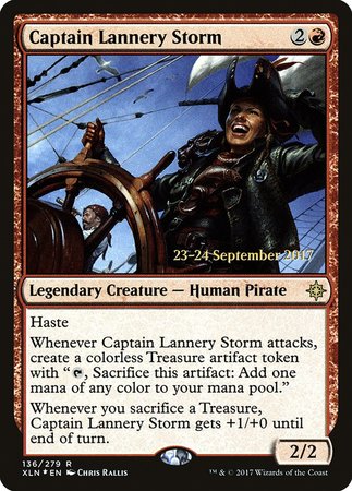 Captain Lannery Storm [Ixalan Promos] | Mindsight Gaming