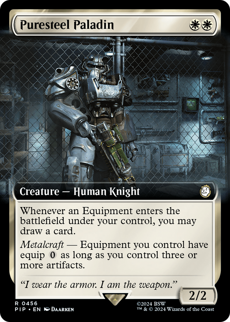 Puresteel Paladin (Extended Art) [Fallout] | Mindsight Gaming