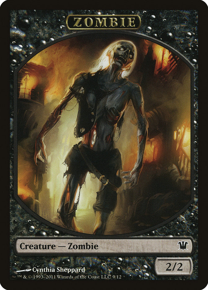 Zombie (9/12) [Innistrad Tokens] | Mindsight Gaming