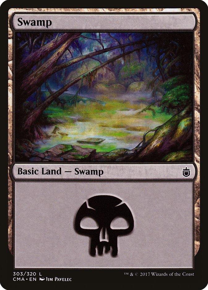 Swamp (303) [Commander Anthology] | Mindsight Gaming