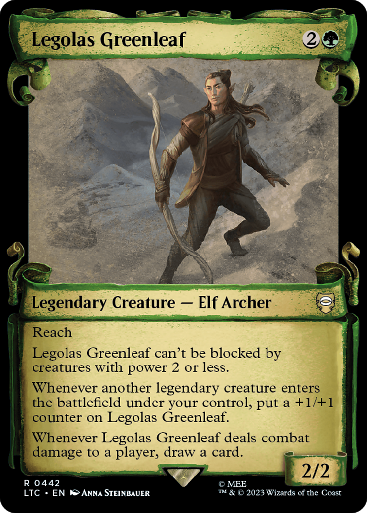 Legolas Greenleaf [The Lord of the Rings: Tales of Middle-Earth Commander Showcase Scrolls] | Mindsight Gaming