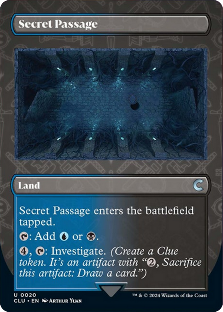 Secret Passage (Borderless) [Ravnica: Clue Edition] | Mindsight Gaming