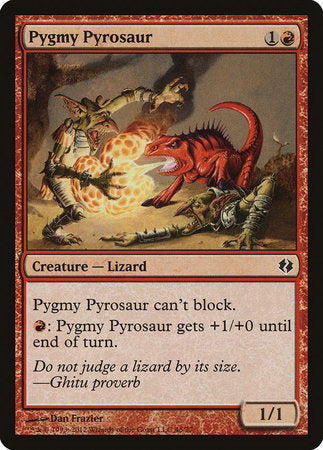 Pygmy Pyrosaur [Duel Decks: Venser vs. Koth] | Mindsight Gaming