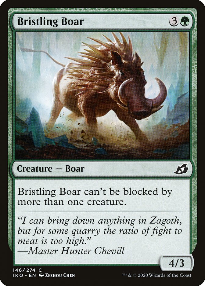 Bristling Boar [Ikoria: Lair of Behemoths] | Mindsight Gaming