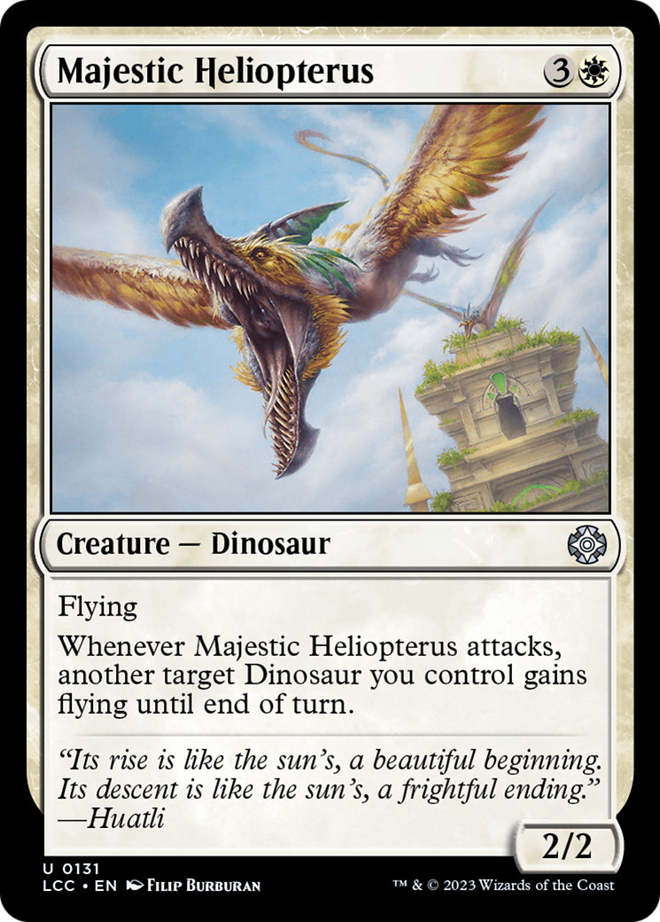 Majestic Heliopterus [The Lost Caverns of Ixalan Commander] | Mindsight Gaming