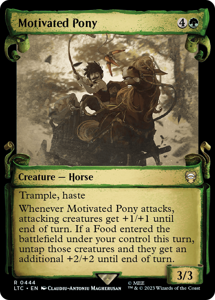 Motivated Pony [The Lord of the Rings: Tales of Middle-Earth Commander Showcase Scrolls] | Mindsight Gaming