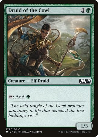 Druid of the Cowl [Core Set 2019] | Mindsight Gaming