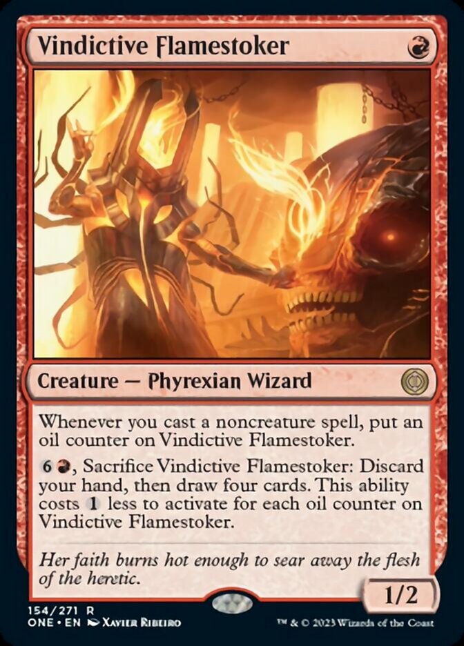 Vindictive Flamestoker [Phyrexia: All Will Be One] | Mindsight Gaming