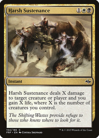 Harsh Sustenance [Fate Reforged] | Mindsight Gaming