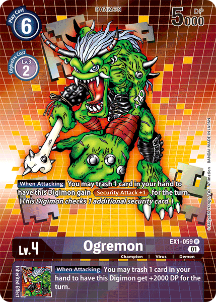 Ogremon [EX1-059] (Alternate Art) [Classic Collection] | Mindsight Gaming