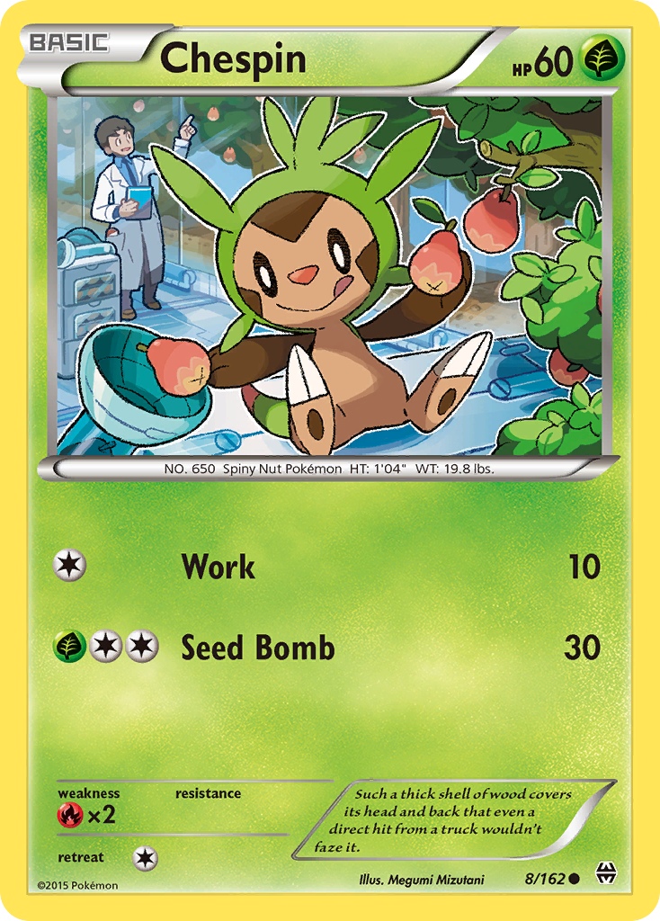 Chespin (8/162) [XY: BREAKthrough] | Mindsight Gaming