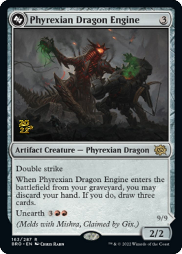 Phyrexian Dragon Engine [The Brothers' War: Prerelease Promos] | Mindsight Gaming