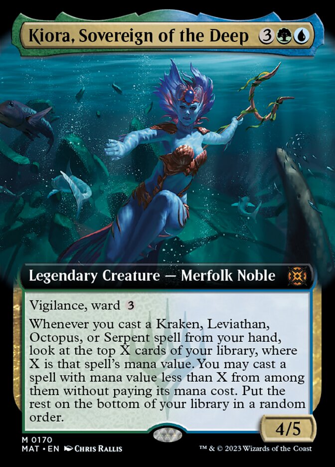 Kiora, Sovereign of the Deep (Extended Art) [March of the Machine: The Aftermath] | Mindsight Gaming