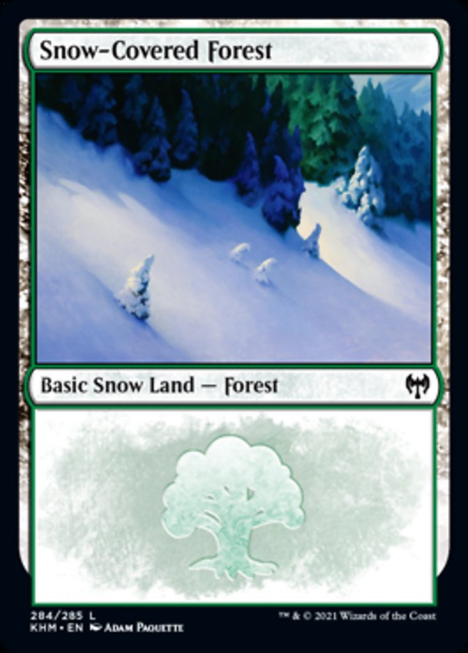 Snow-Covered Forest (284) [Kaldheim] | Mindsight Gaming