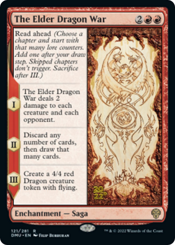 The Elder Dragon War [Dominaria United Prerelease Promos] | Mindsight Gaming