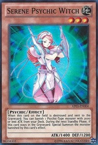 Serene Psychic Witch [AP03-EN004] Super Rare | Mindsight Gaming