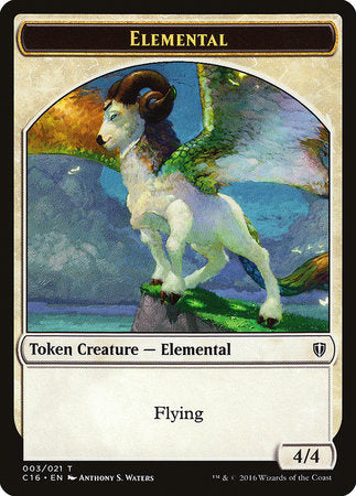 Elemental // Soldier Double-sided Token [Commander 2016 Tokens] | Mindsight Gaming