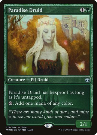 Paradise Druid [War of the Spark Promos] | Mindsight Gaming