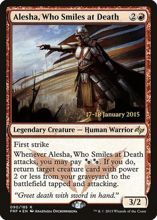 Alesha, Who Smiles at Death [Fate Reforged Promos] | Mindsight Gaming