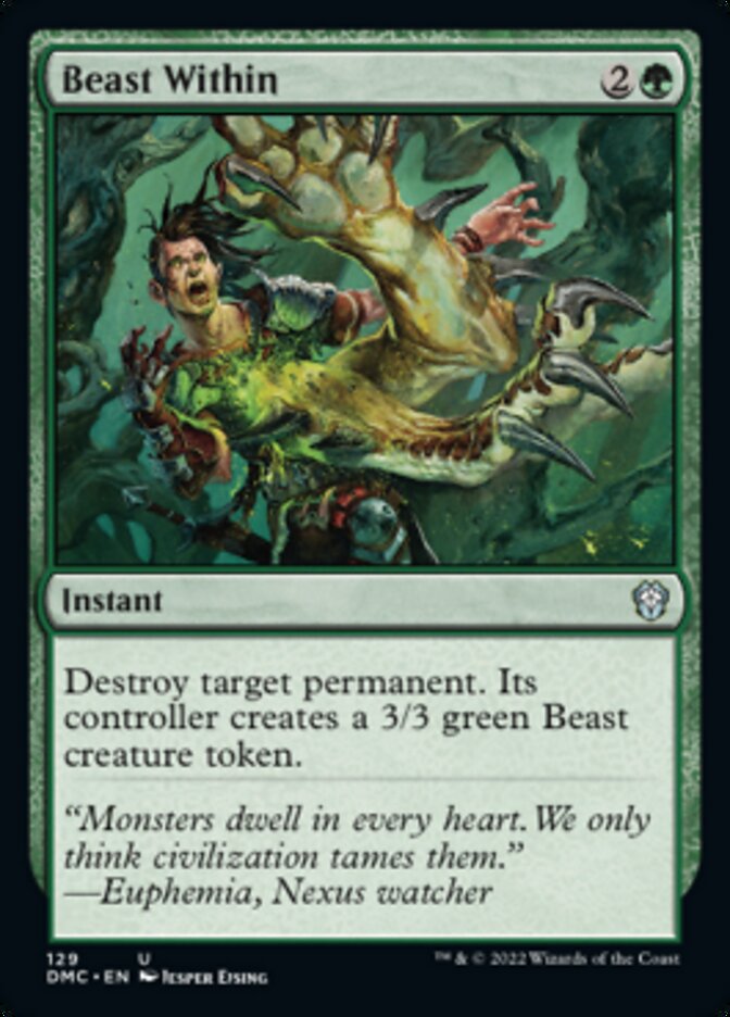 Beast Within [Dominaria United Commander] | Mindsight Gaming