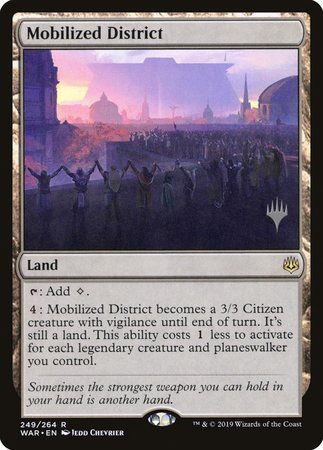 Mobilized District [War of the Spark Promos] | Mindsight Gaming