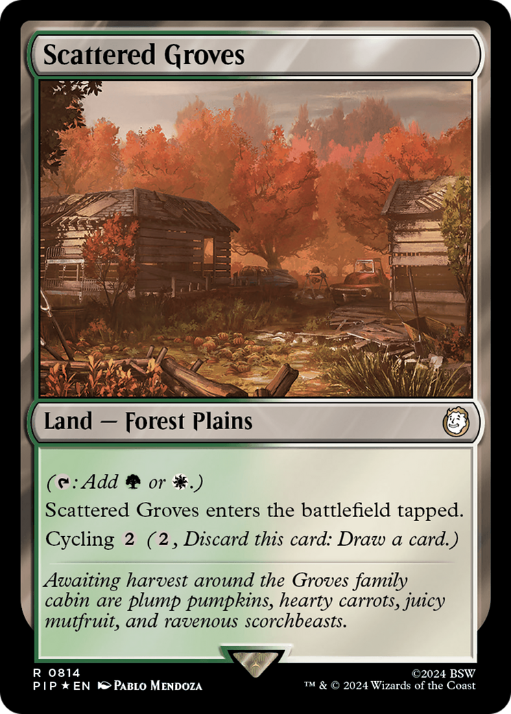 Scattered Groves (Surge Foil) [Fallout] | Mindsight Gaming