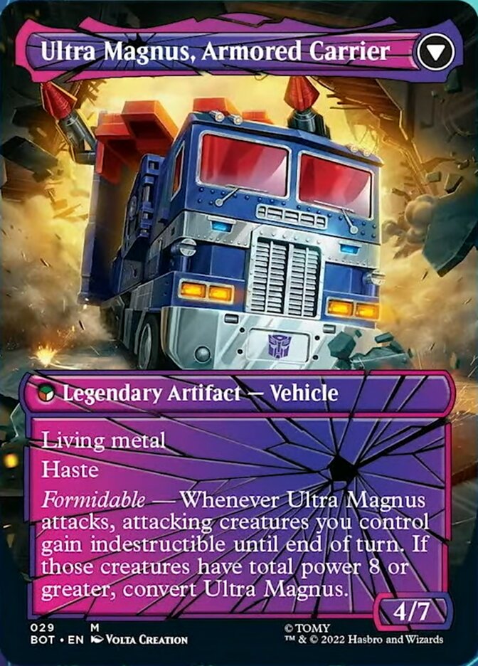 Ultra Magnus, Tactician // Ultra Magnus, Armored Carrier (Shattered Glass) [Universes Beyond: Transformers] | Mindsight Gaming