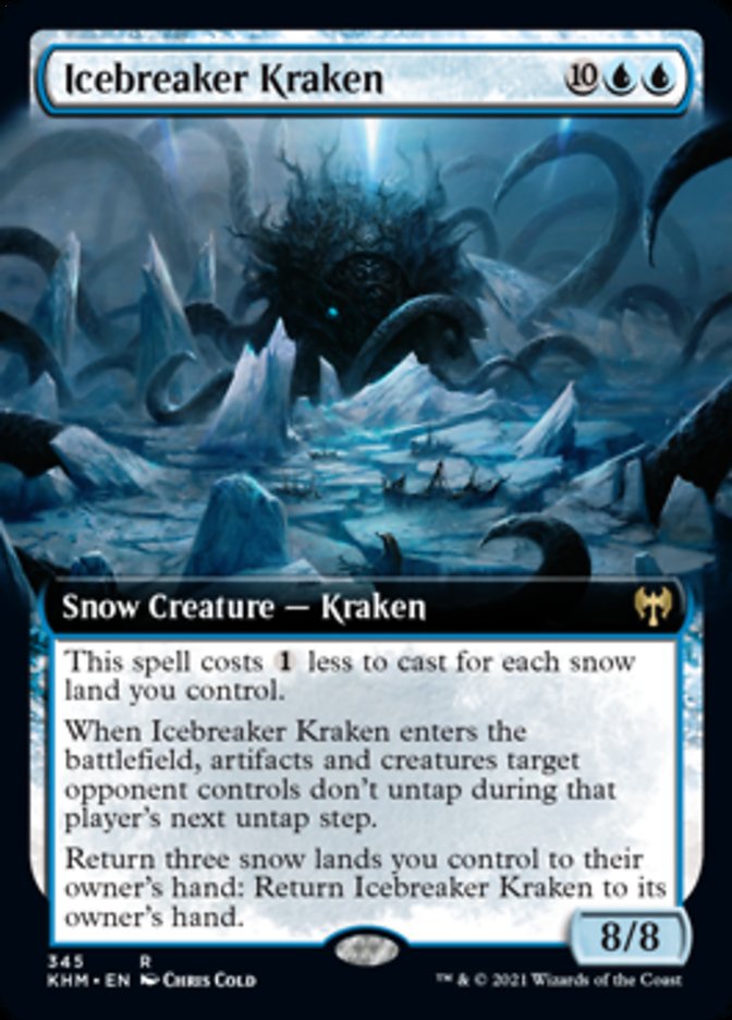 Icebreaker Kraken (Extended Art) [Kaldheim] | Mindsight Gaming