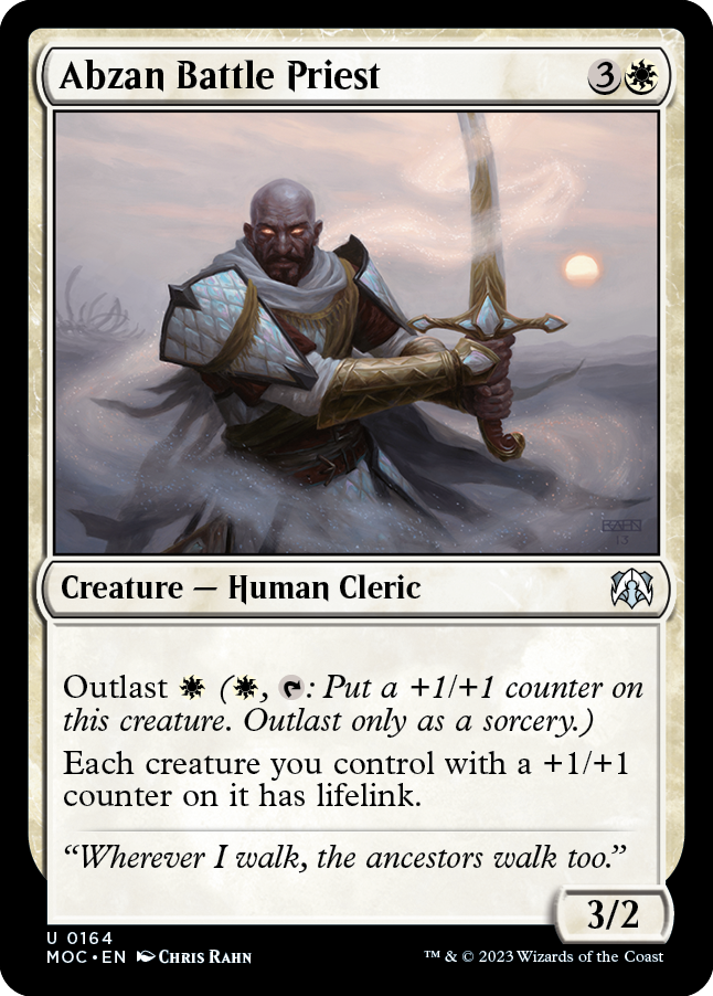 Abzan Battle Priest [March of the Machine Commander] | Mindsight Gaming