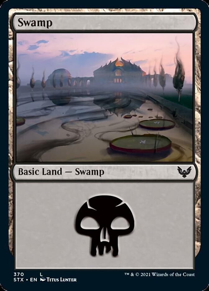 Swamp (#370) [Strixhaven: School of Mages] | Mindsight Gaming