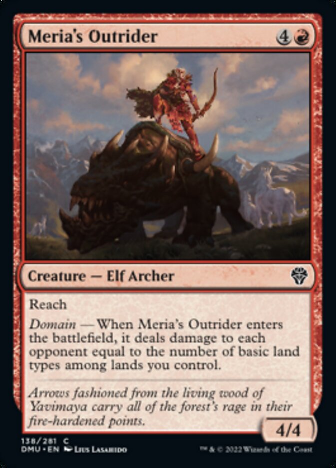Meria's Outrider [Dominaria United] | Mindsight Gaming