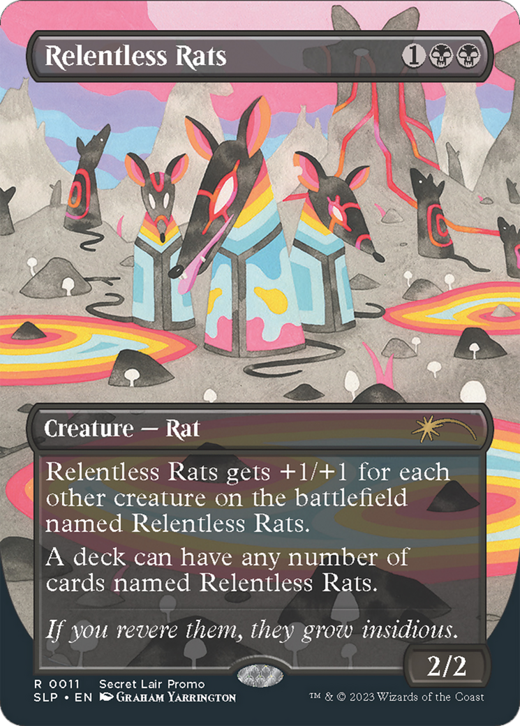 Relentless Rats (0011) [Secret Lair Showdown] | Mindsight Gaming