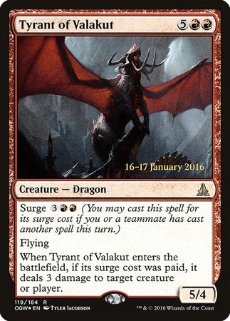 Tyrant of Valakut [Oath of the Gatewatch Promos] | Mindsight Gaming