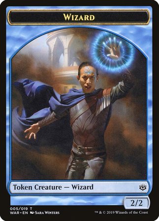 Wizard Token [War of the Spark Tokens] | Mindsight Gaming