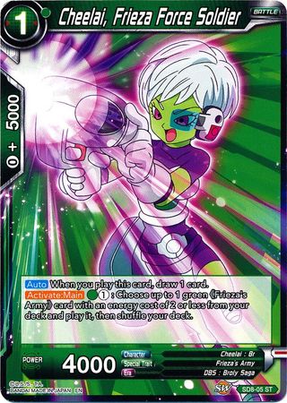 Cheelai, Frieza Force Soldier (Starter Deck - Rising Broly) [SD8-05] | Mindsight Gaming
