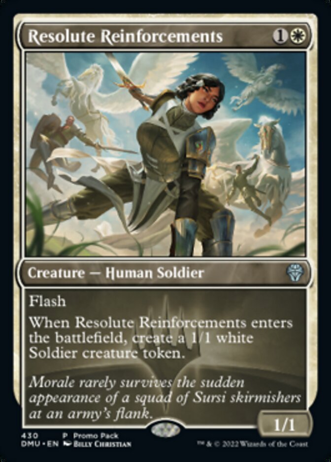 Resolute Reinforcements (Promo Pack) [Dominaria United Promos] | Mindsight Gaming